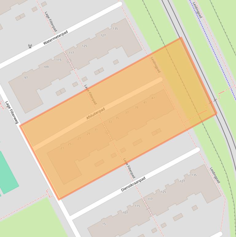 Kaart van postcodegebied 3063SB.