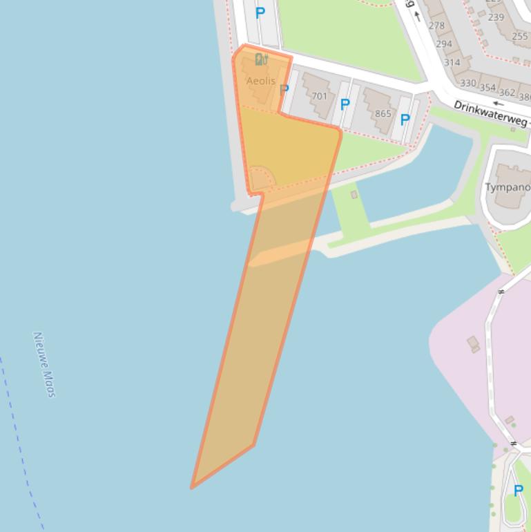 Kaart van postcodegebied 3063TL.