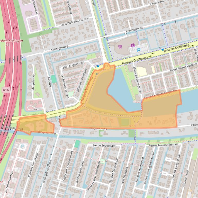 Kaart van postcodegebied 3065AE.