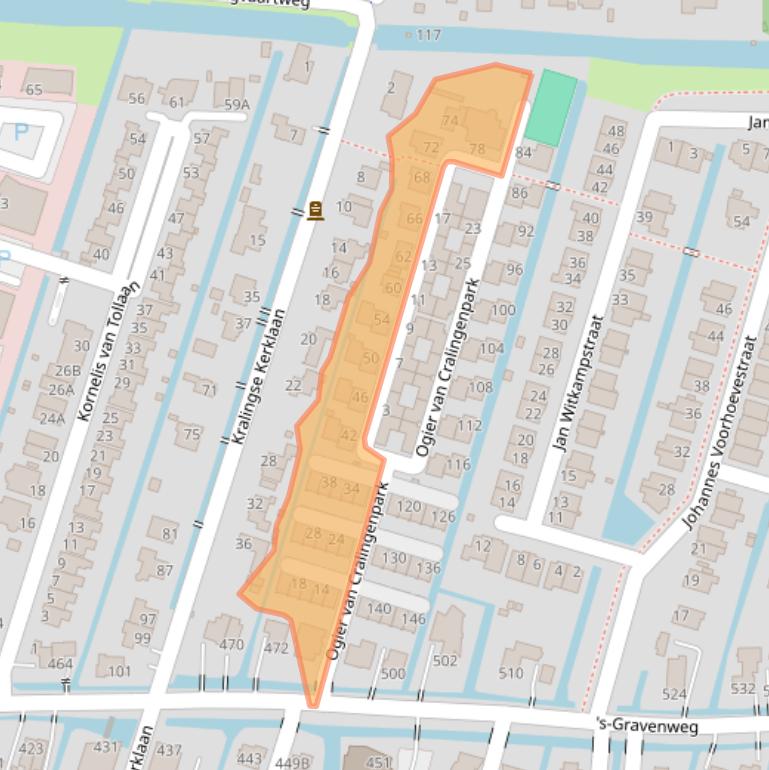 Kaart van postcodegebied 3065BB.