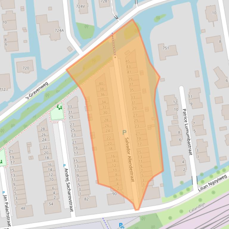 Kaart van postcodegebied 3065ED.