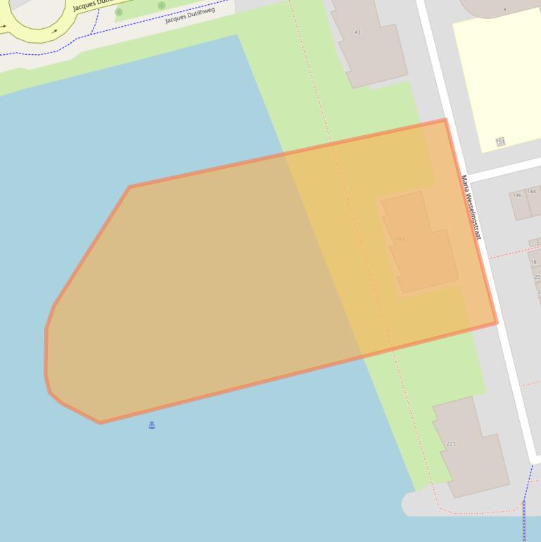 Kaart van postcodegebied 3065GC.