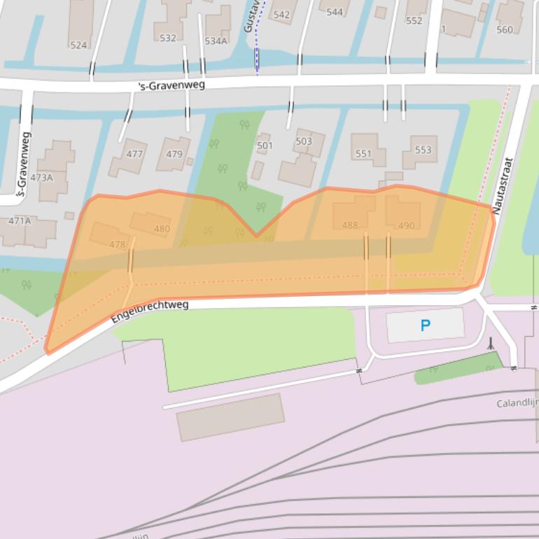 Kaart van postcodegebied 3065SR.