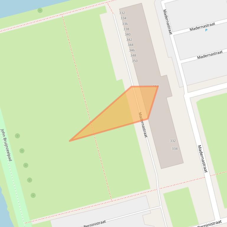 Kaart van postcodegebied 3066AA.