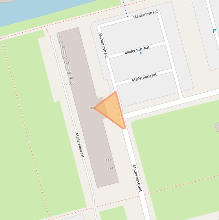 Kaart van postcodegebied 3066AB.