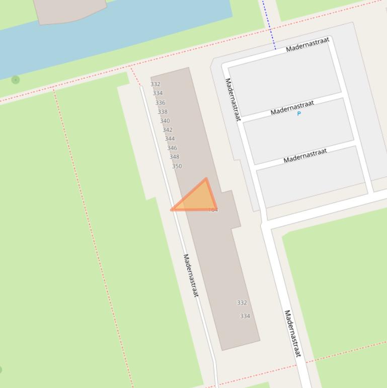 Kaart van postcodegebied 3066AE.