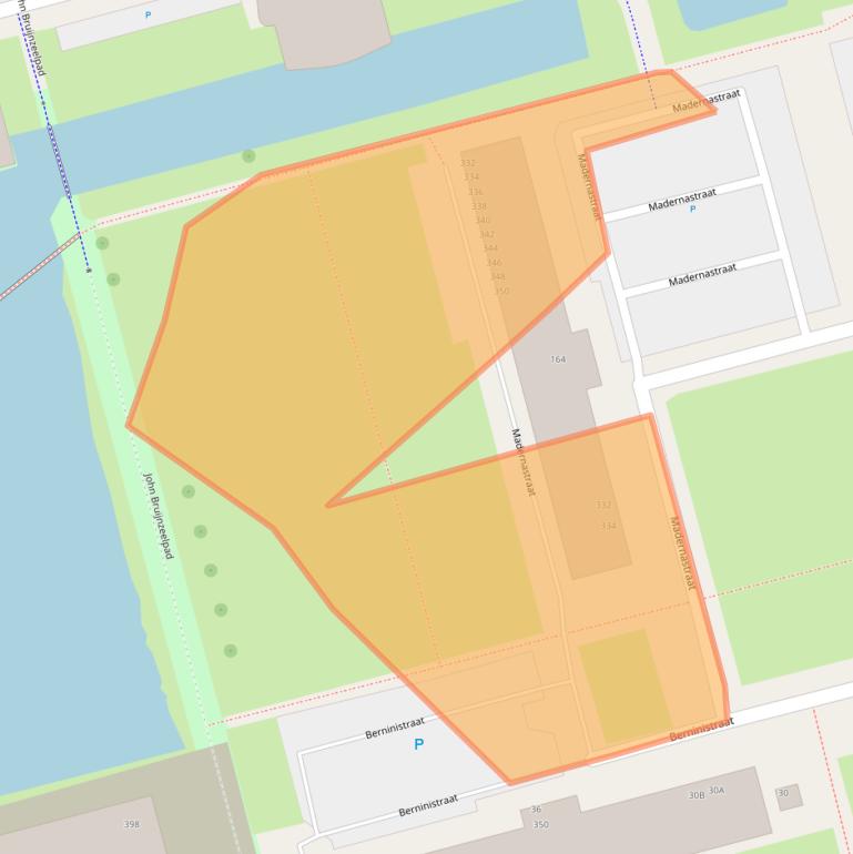 Kaart van postcodegebied 3066AG.