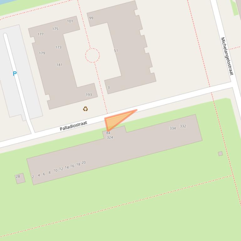 Kaart van postcodegebied 3066AL.