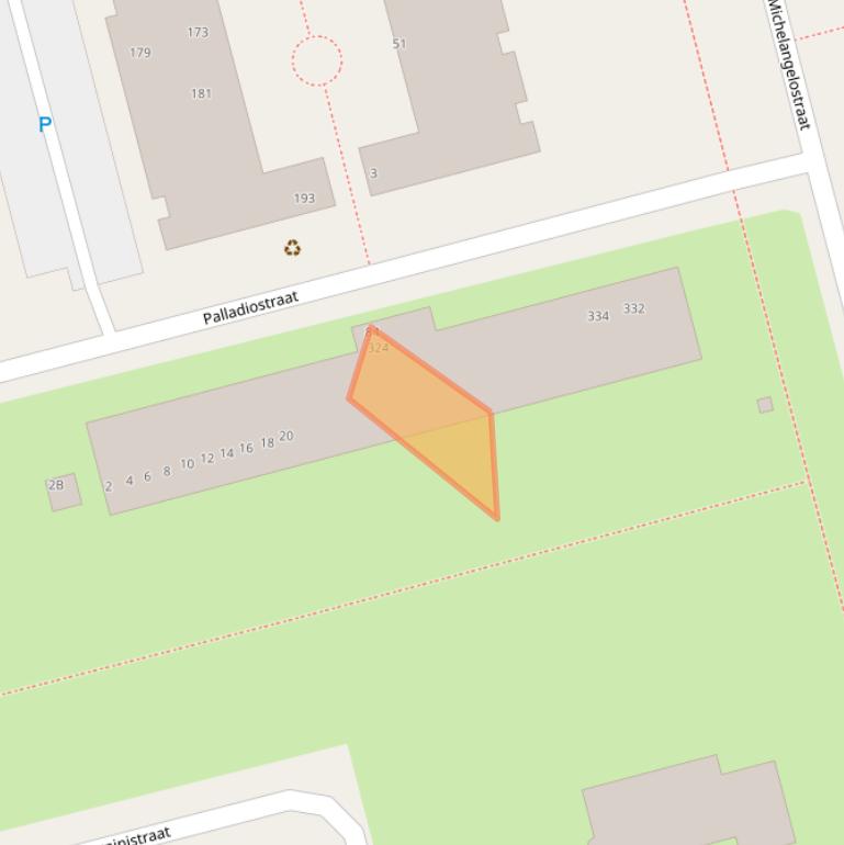 Kaart van postcodegebied 3066AM.