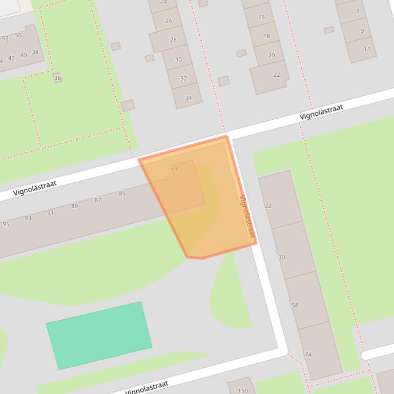 Kaart van postcodegebied 3066AP.