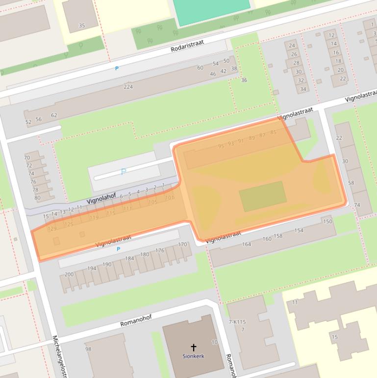 Kaart van postcodegebied 3066AR.