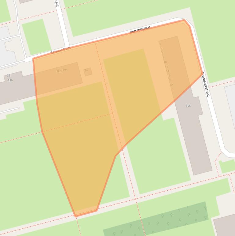 Kaart van postcodegebied 3066BA.