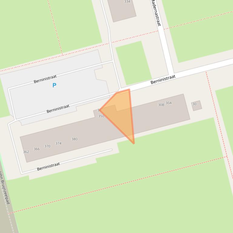 Kaart van postcodegebied 3066BE.