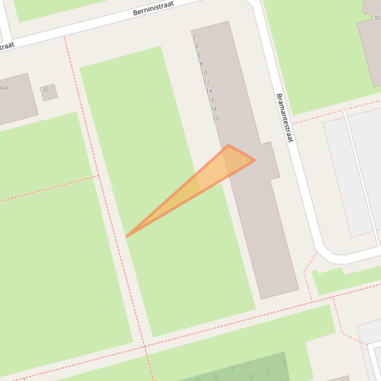 Kaart van postcodegebied 3066BL.