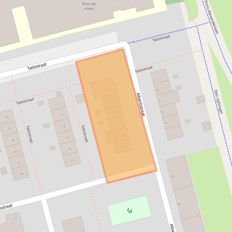 Kaart van postcodegebied 3066CA.