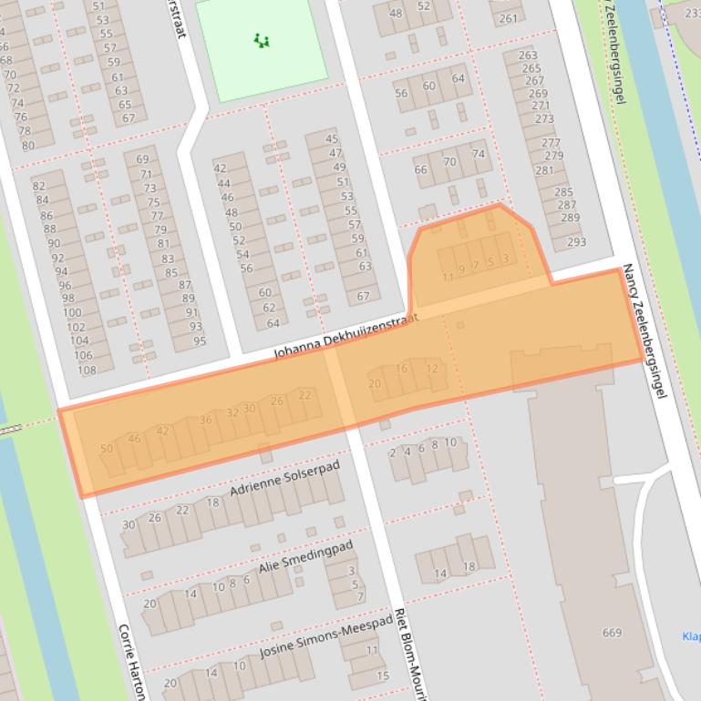 Kaart van postcodegebied 3066GB.