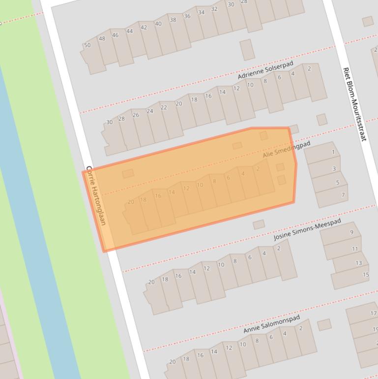 Kaart van postcodegebied 3066GE.