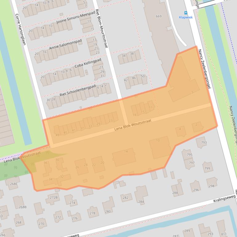 Kaart van postcodegebied 3066GK.