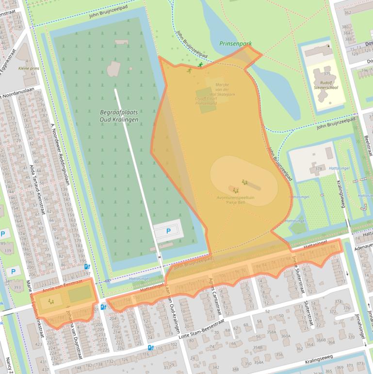 Kaart van postcodegebied 3066HH.