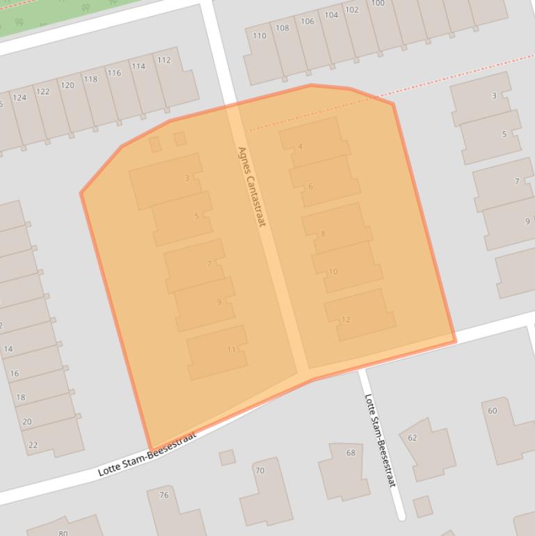 Kaart van postcodegebied 3066HK.