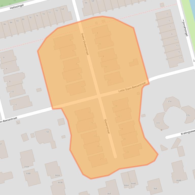 Kaart van postcodegebied 3066HL.