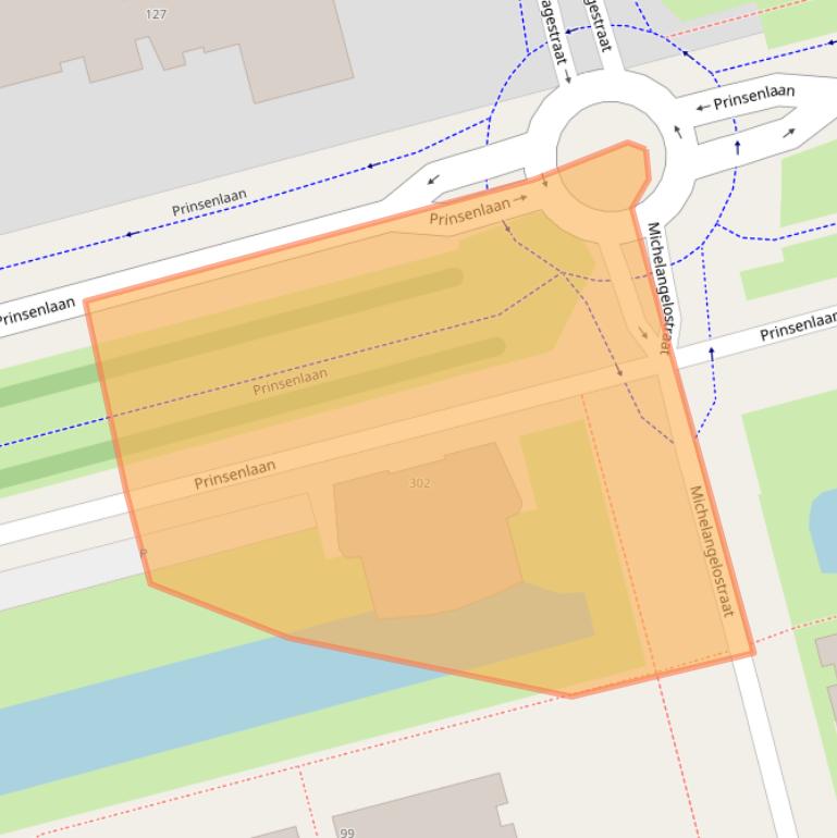 Kaart van postcodegebied 3066KC.