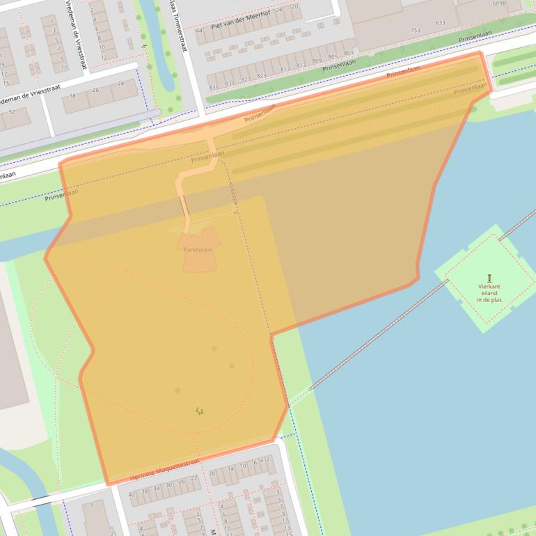 Kaart van postcodegebied 3066KJ.
