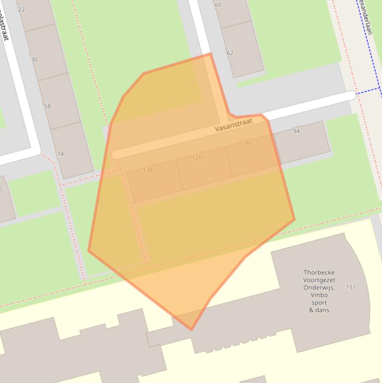 Kaart van postcodegebied 3066LJ.