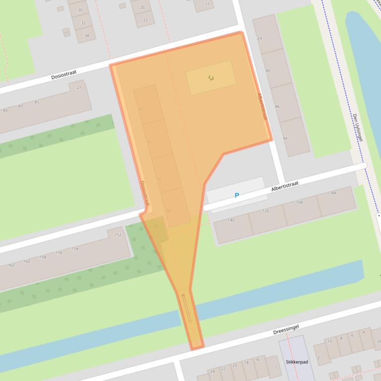 Kaart van postcodegebied 3066NE.