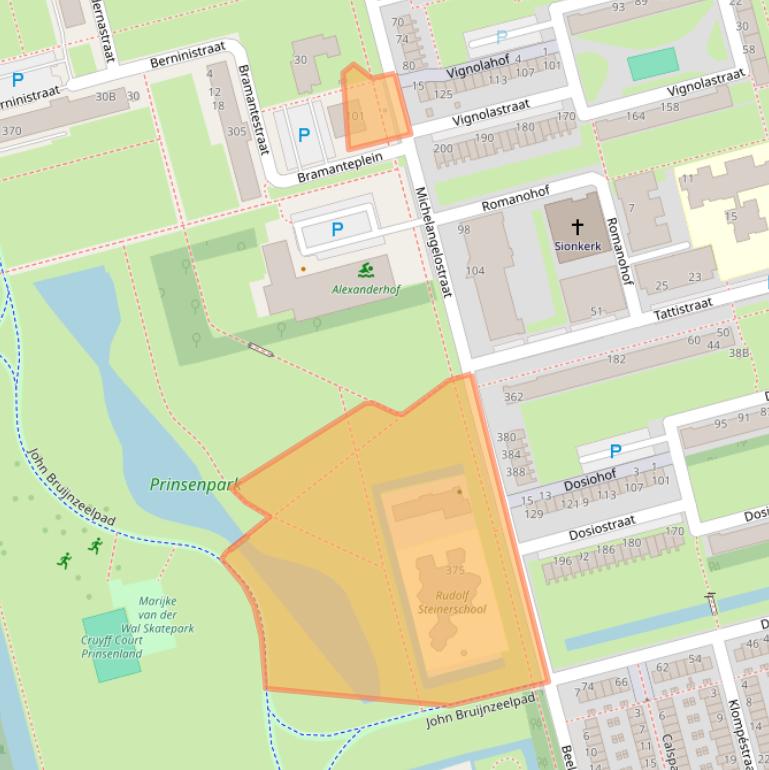 Kaart van postcodegebied 3066NL.