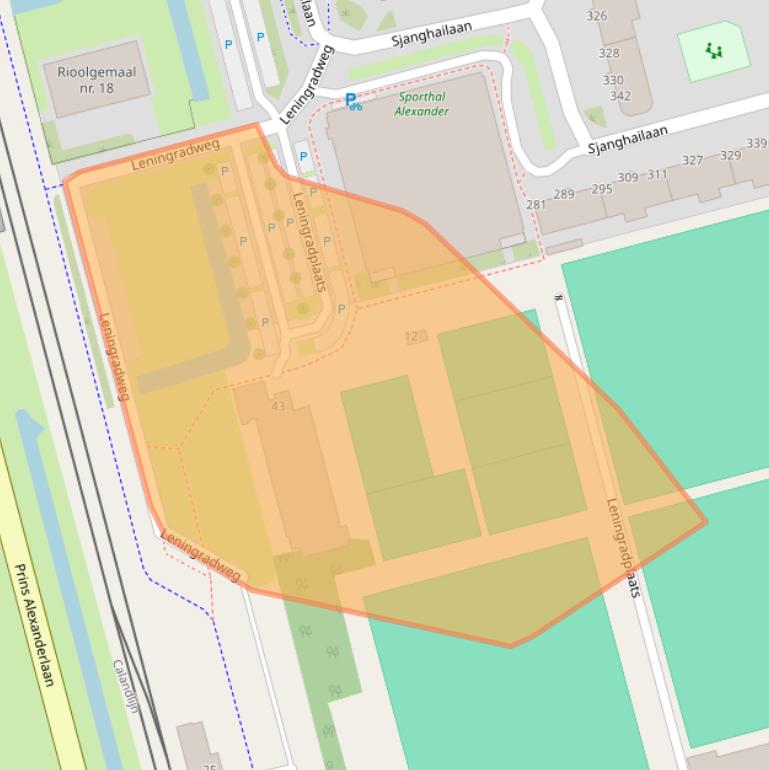 Kaart van postcodegebied 3066SG.