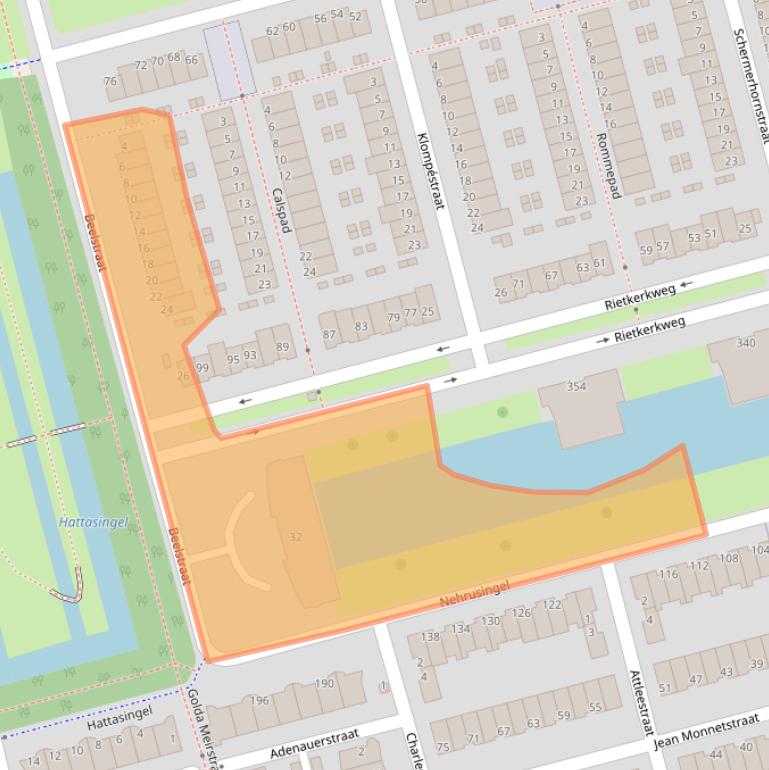 Kaart van postcodegebied 3066TL.