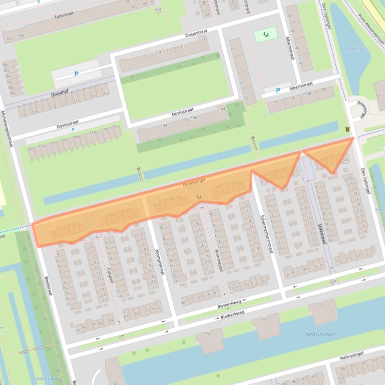 Kaart van postcodegebied 3066TM.