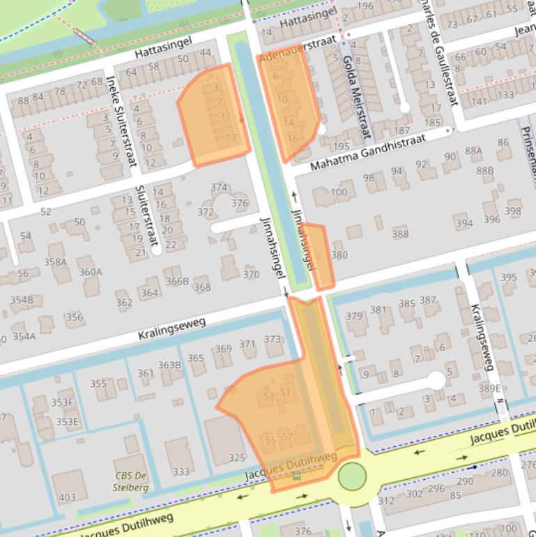 Kaart van postcodegebied 3066VD.