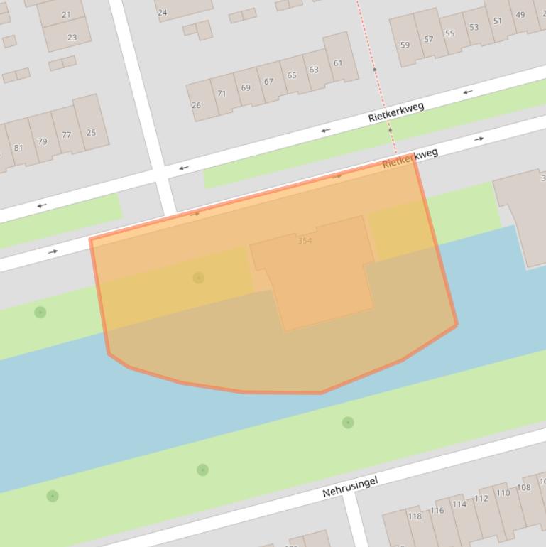 Kaart van postcodegebied 3066VL.