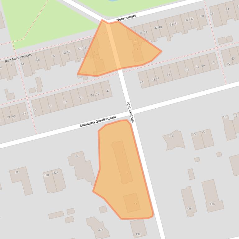 Kaart van postcodegebied 3066VS.