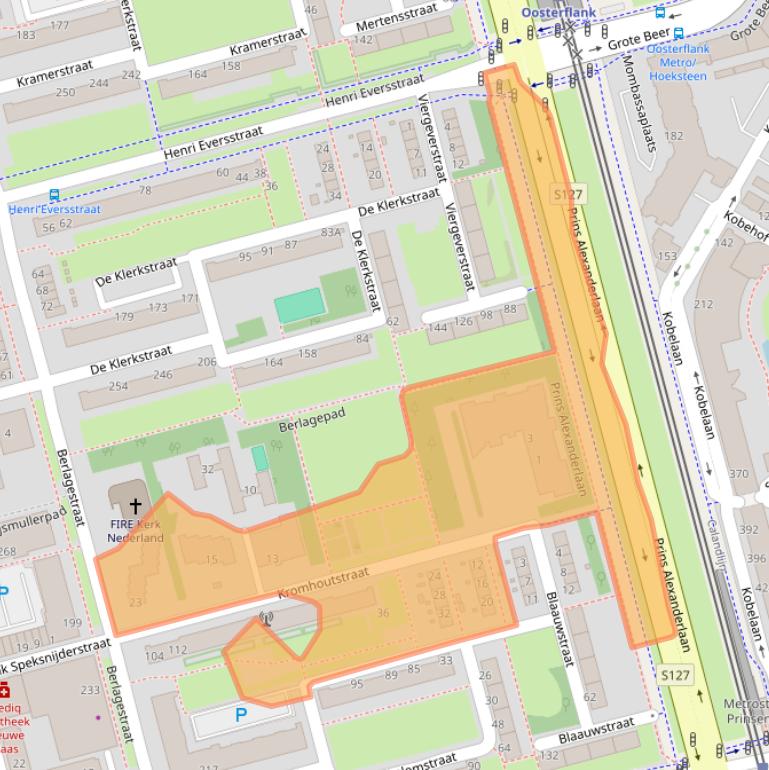 Kaart van postcodegebied 3067AE.