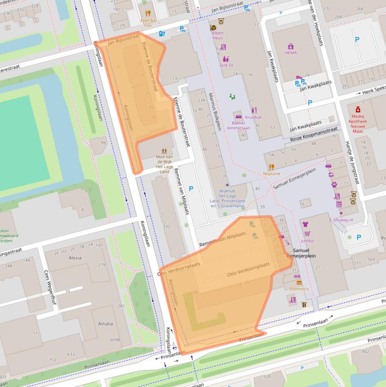 Kaart van postcodegebied 3067AR.
