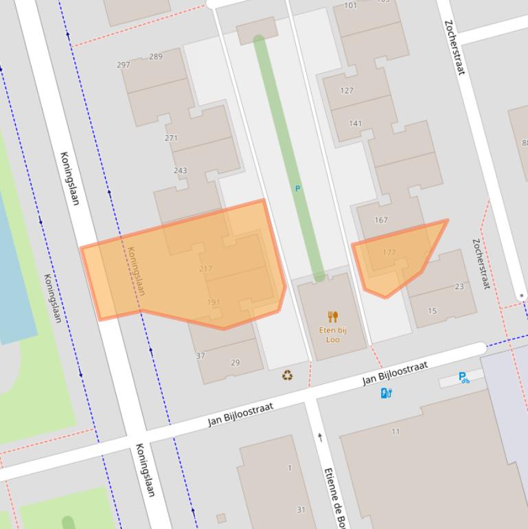 Kaart van postcodegebied 3067AW.