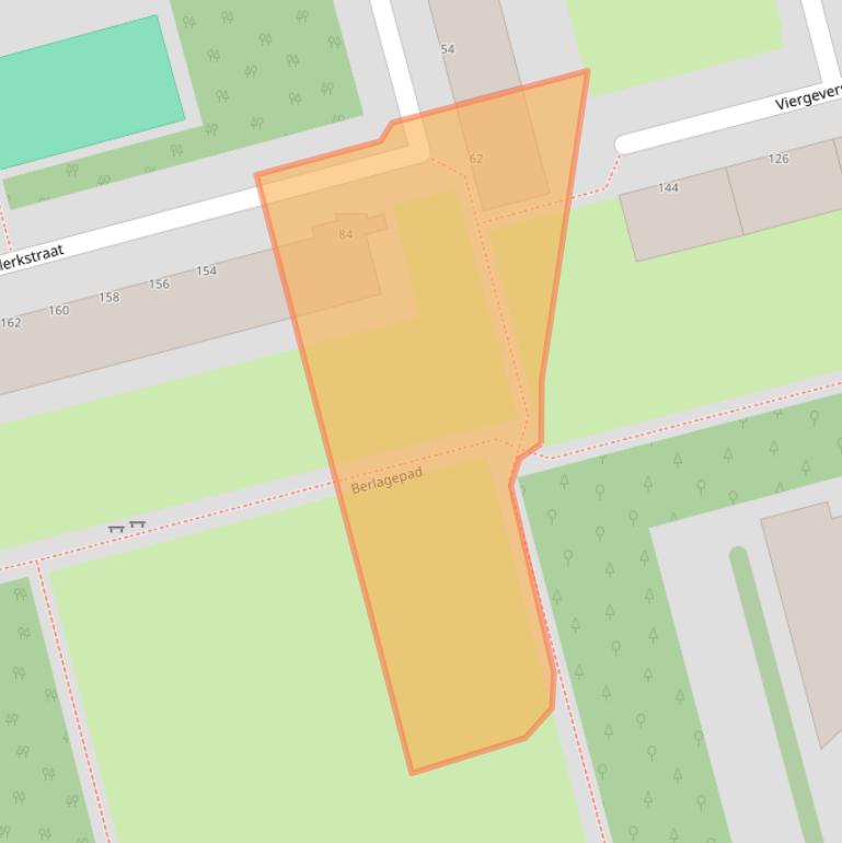 Kaart van postcodegebied 3067BR.