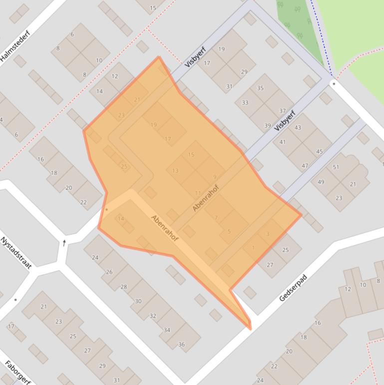 Kaart van postcodegebied 3067DN.