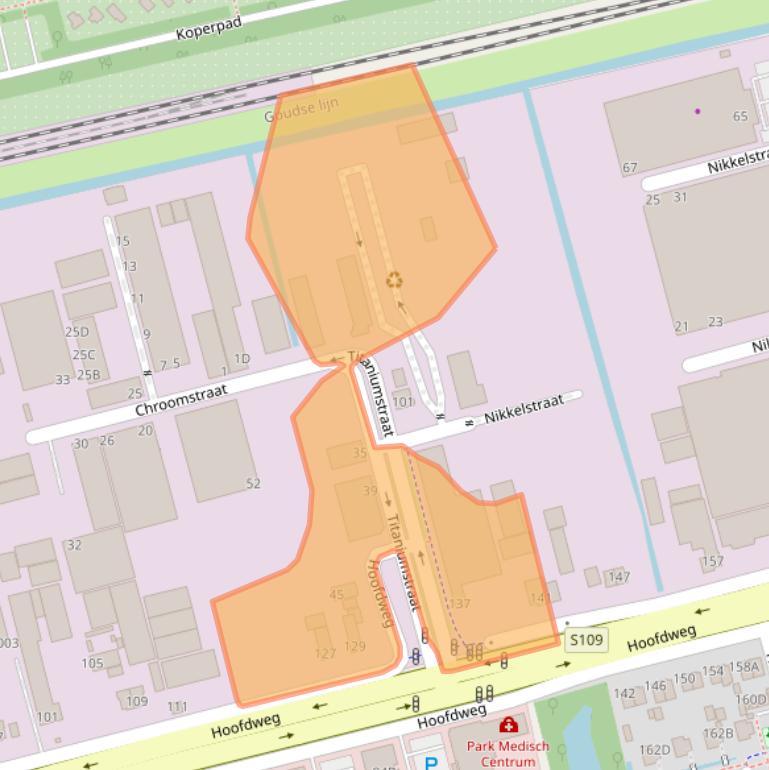 Kaart van postcodegebied 3067GD.