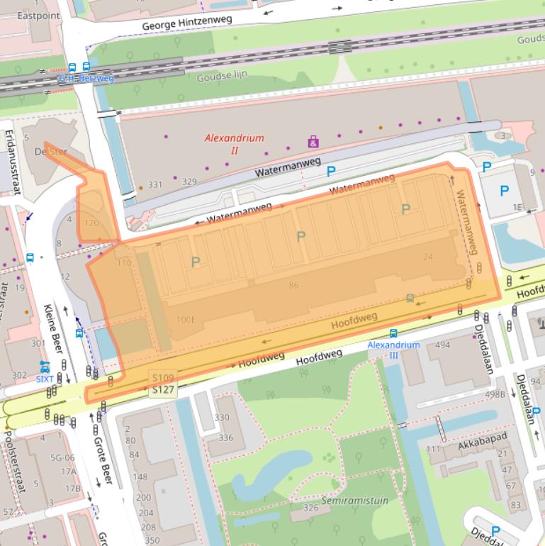 Kaart van postcodegebied 3067GG.