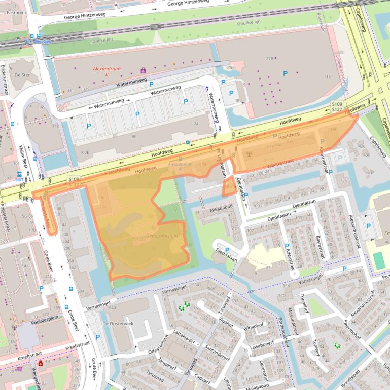 Kaart van postcodegebied 3067GK.