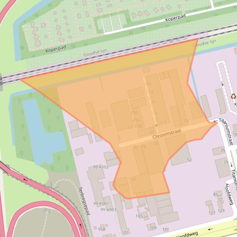 Kaart van postcodegebied 3067GN.