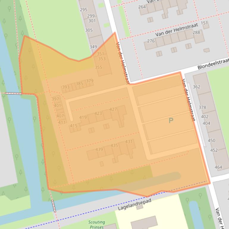 Kaart van postcodegebied 3067HJ.