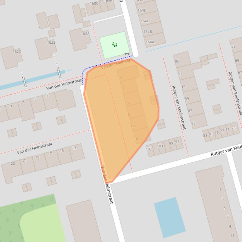 Kaart van postcodegebied 3067HK.