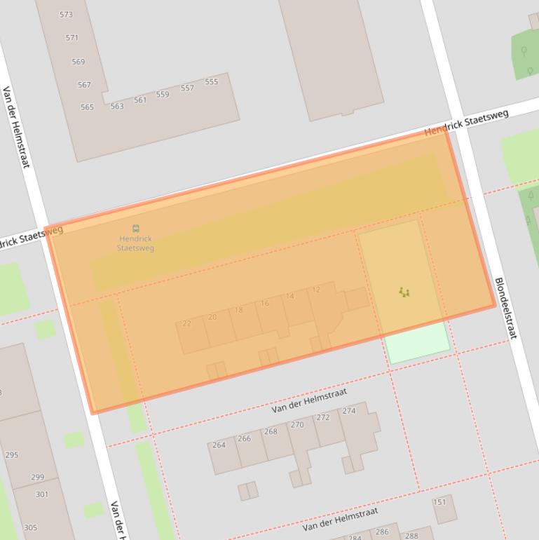 Kaart van postcodegebied 3067HR.