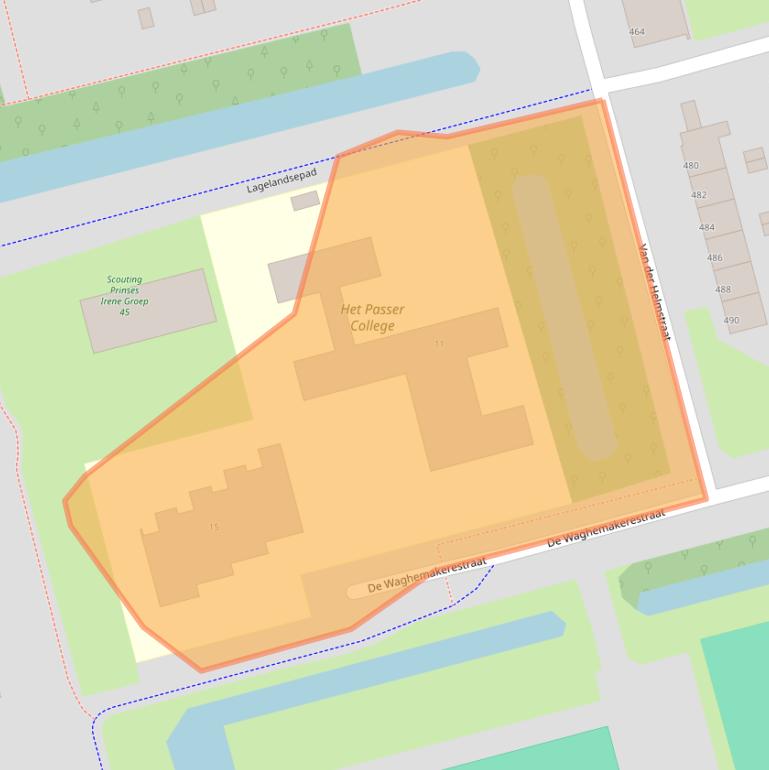 Kaart van postcodegebied 3067HT.