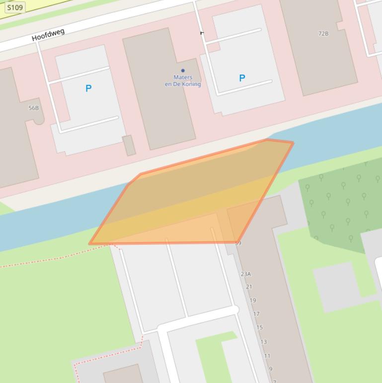 Kaart van postcodegebied 3067JB.